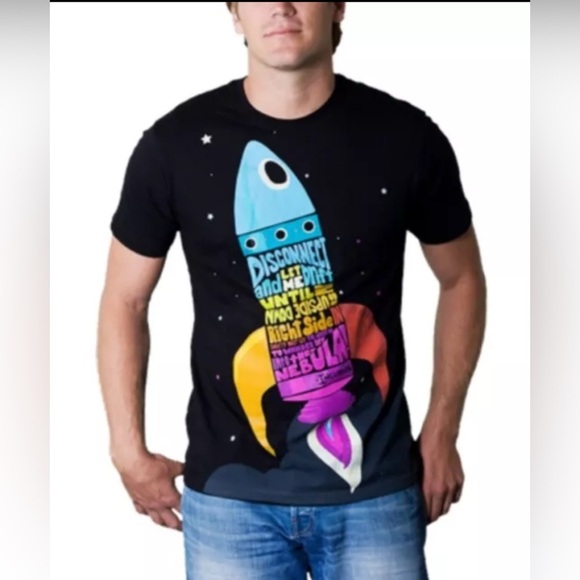 90s Rock Y2K Incubus Nebula Rocket Lyric Tee Rare  Large - Picture 2 of 6